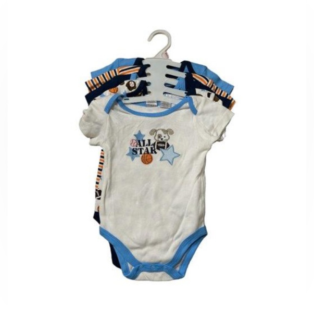 6-9 Month - Set of 5 Onesies